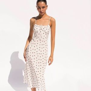 REALISATION PAR - The Alba Dress in White Strawberry